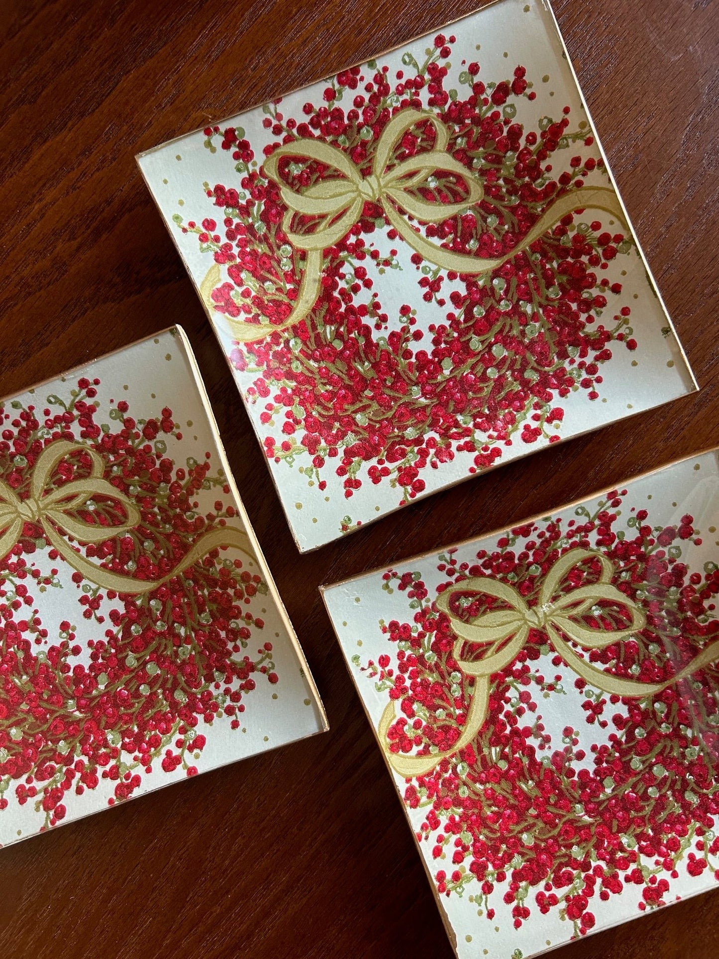 Red Christmas wreath