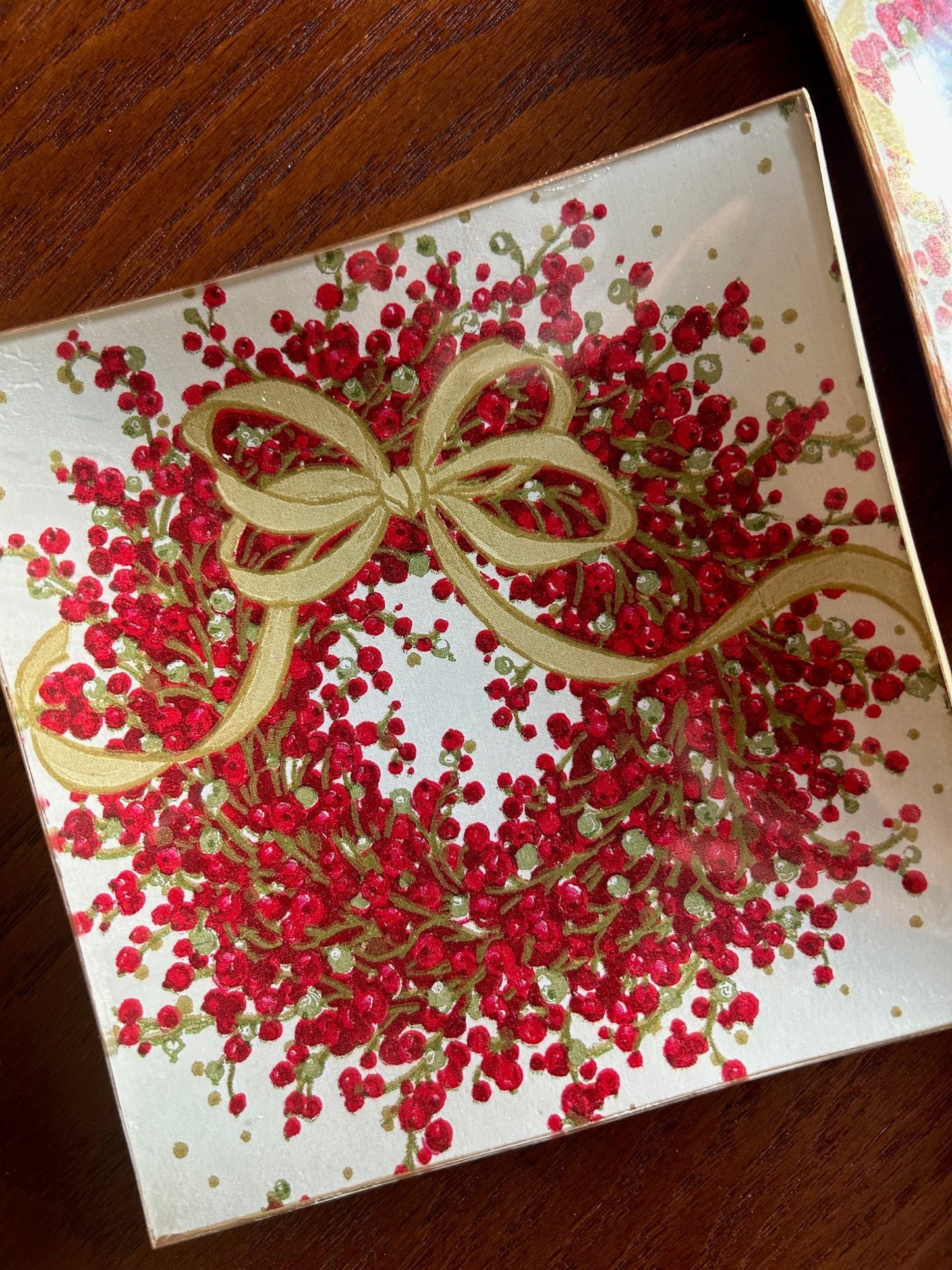 Red Christmas wreath