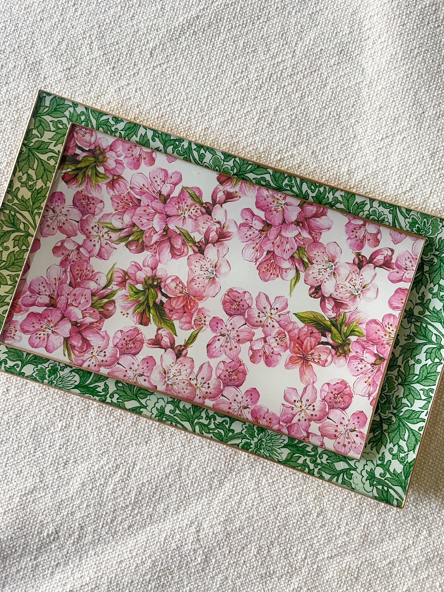Cherry Blossom Rectangle Plate