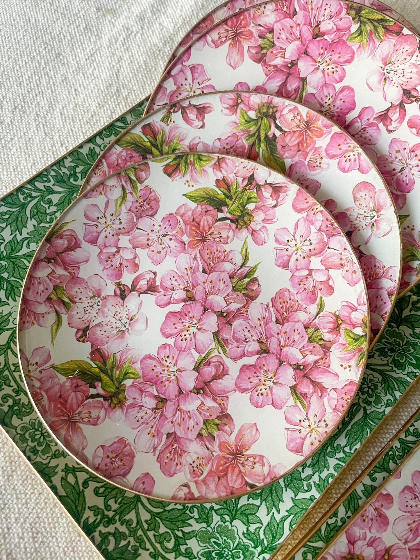 Cherry Blossom Round Plate