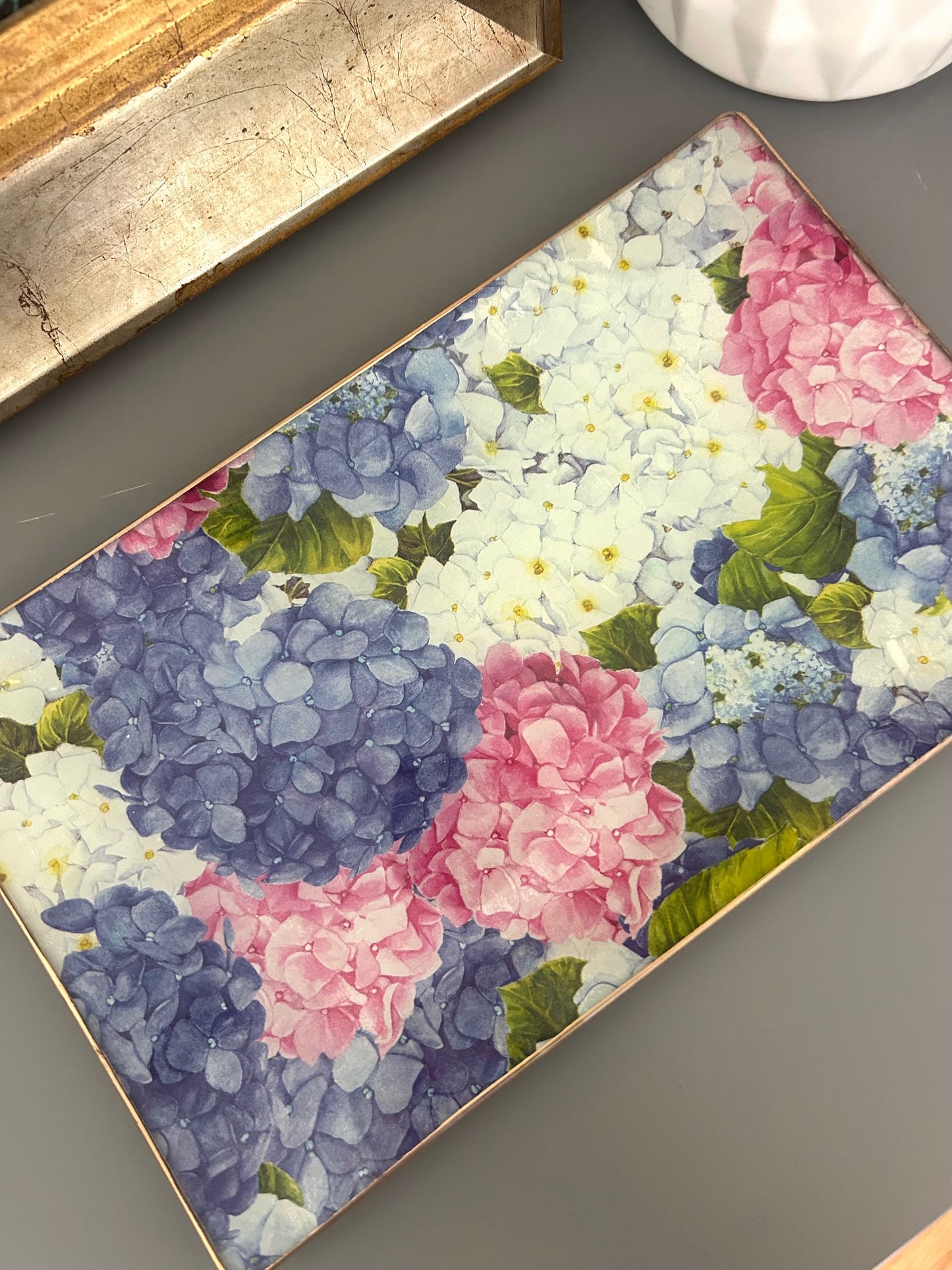 Hydrangeal Rectangle Plate