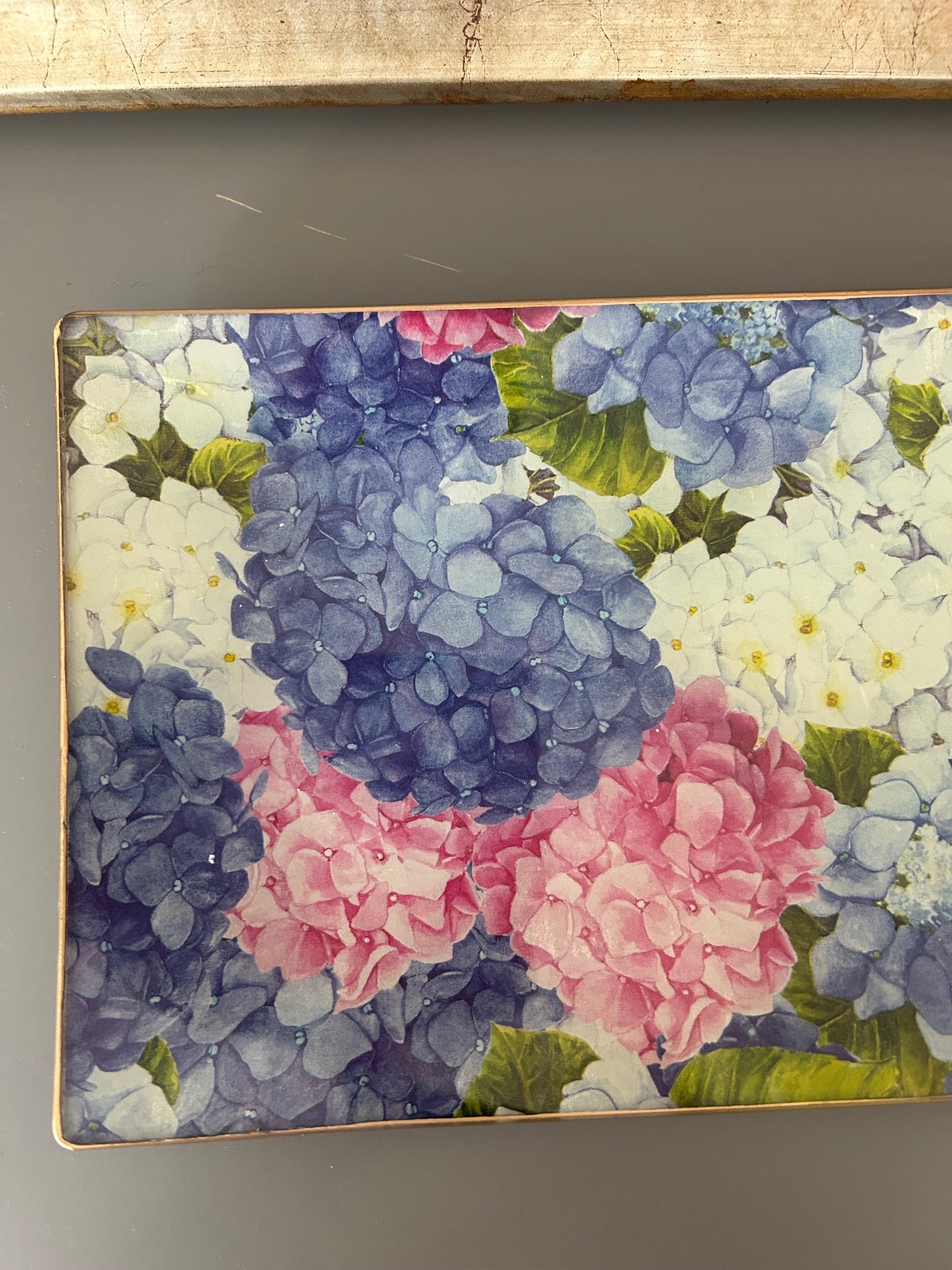 Hydrangeal Rectangle Plate