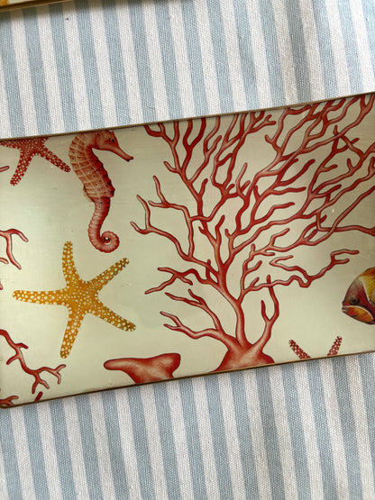 Coral Rectangle Plate