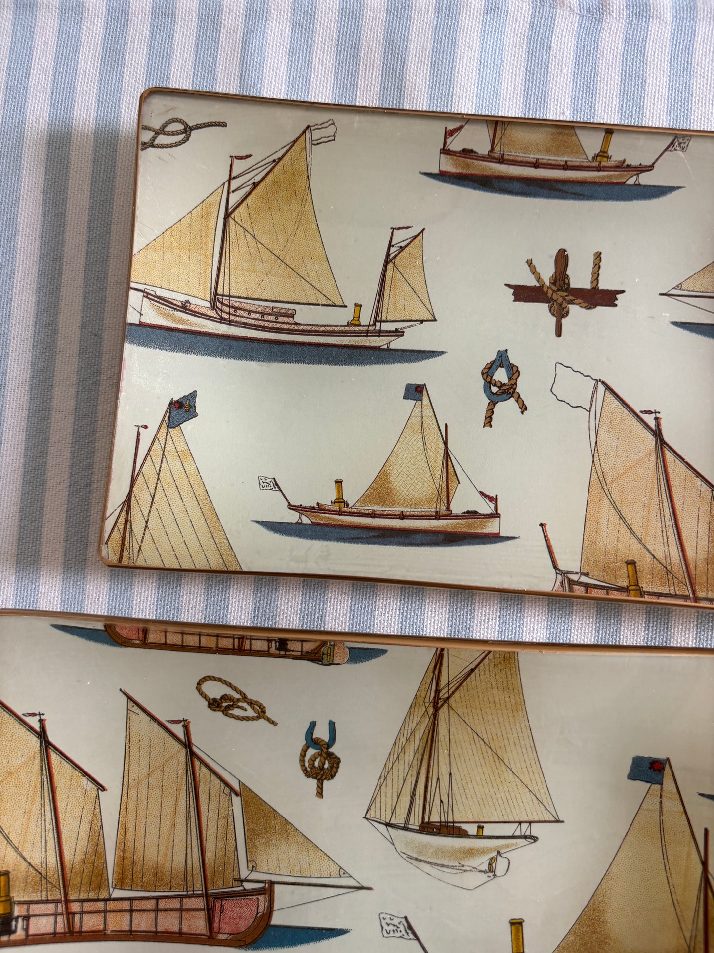 Boats Rectangle Plate