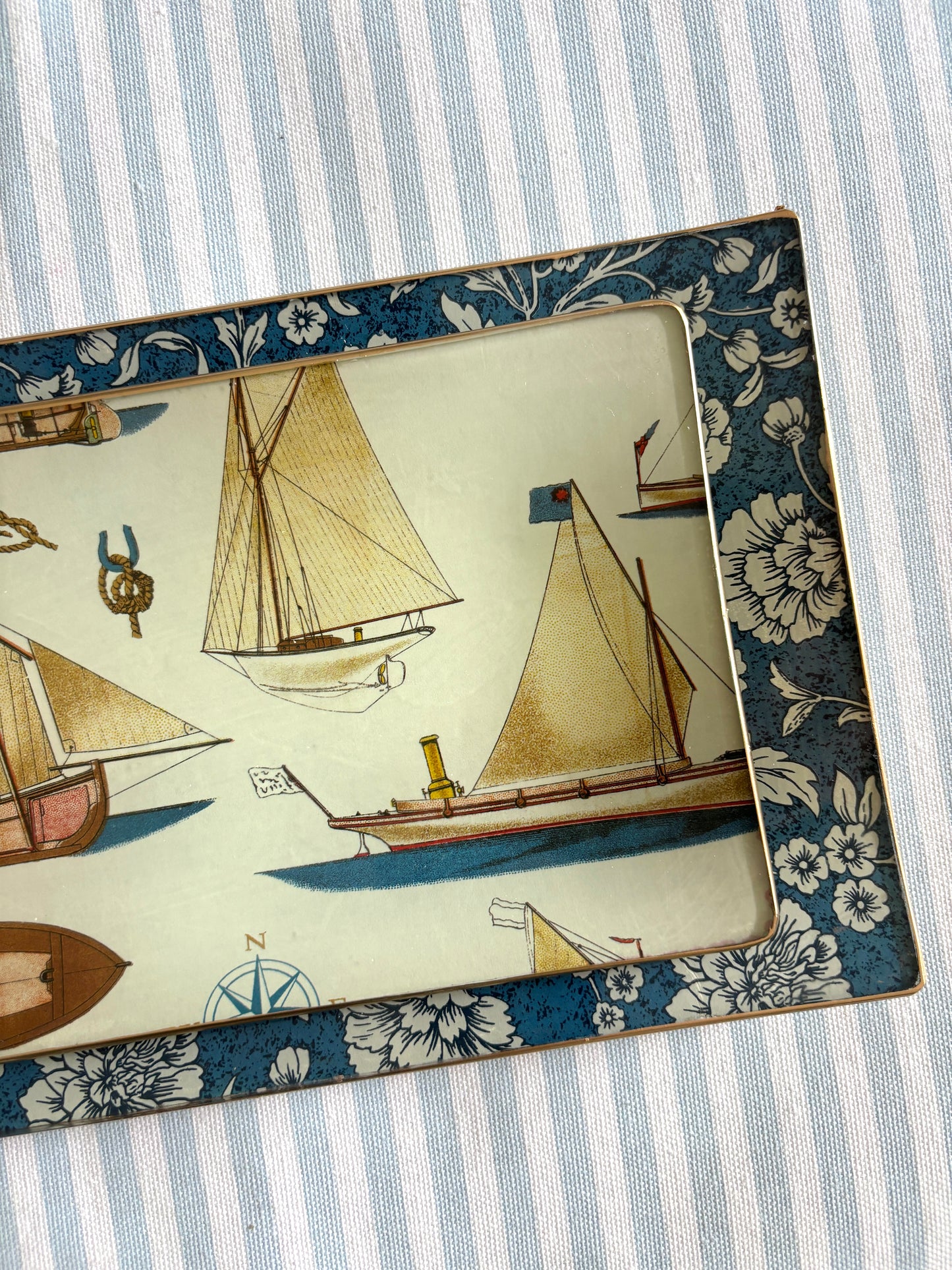 Boats Rectangle Plate