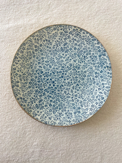 Blue Liberty Round Plate