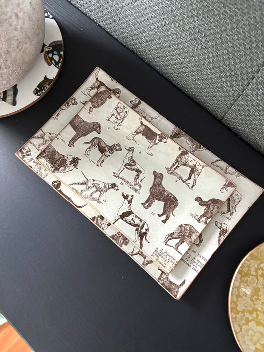 Dogs, Best Friends Rectangle Plate