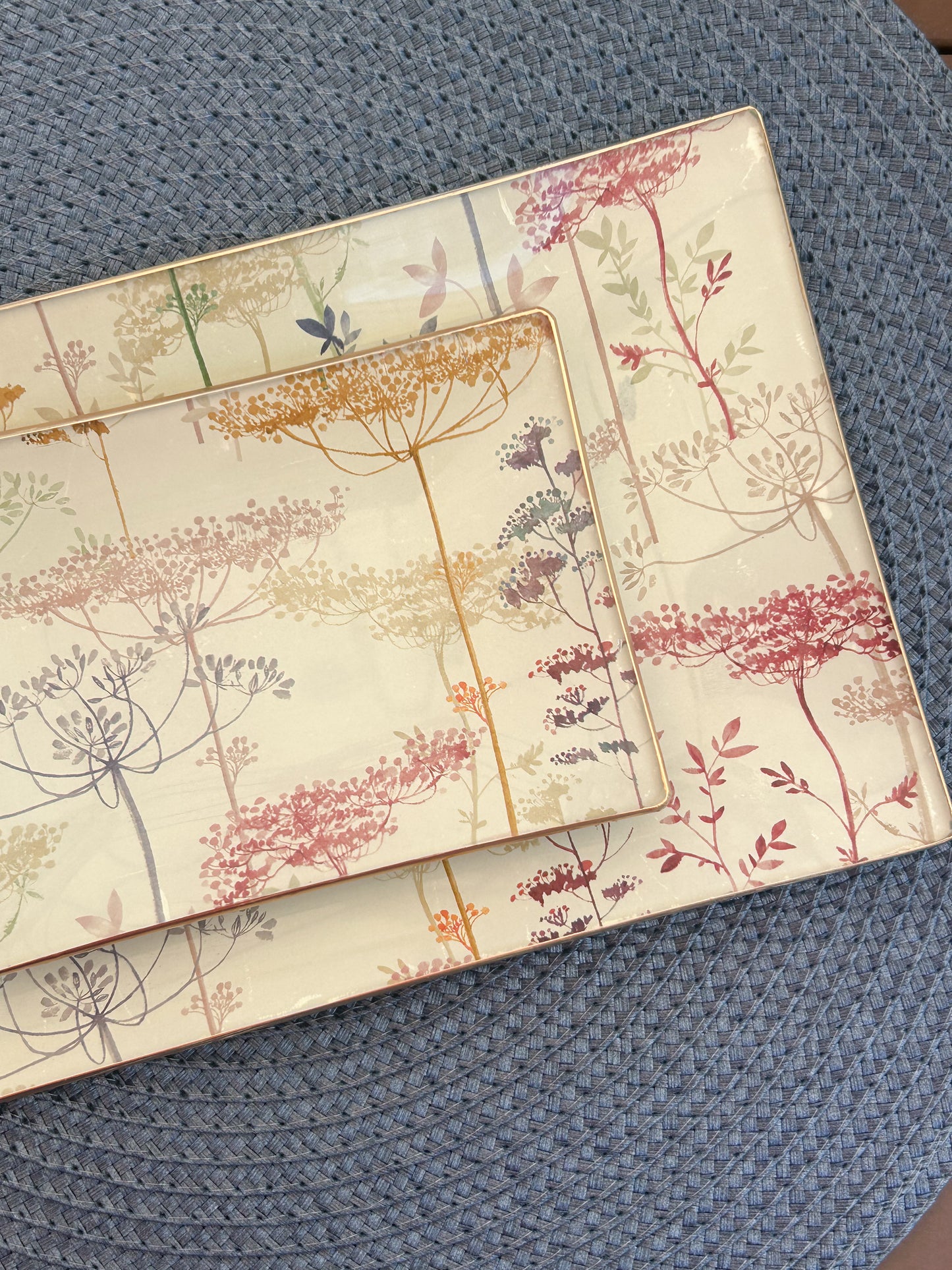 Garden Symphony  Rectangle Plate