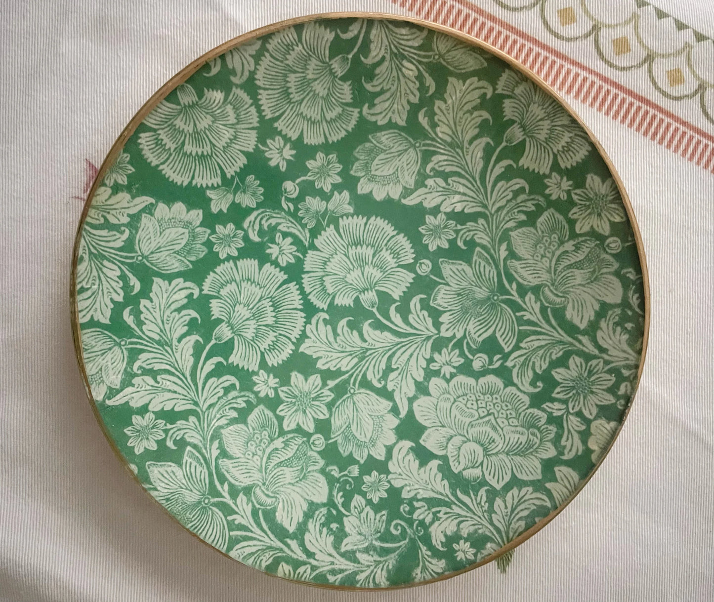 Mint Round Plate