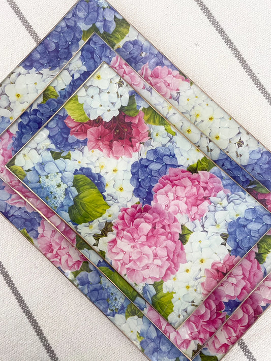 Hydrangeal Rectangle Plate