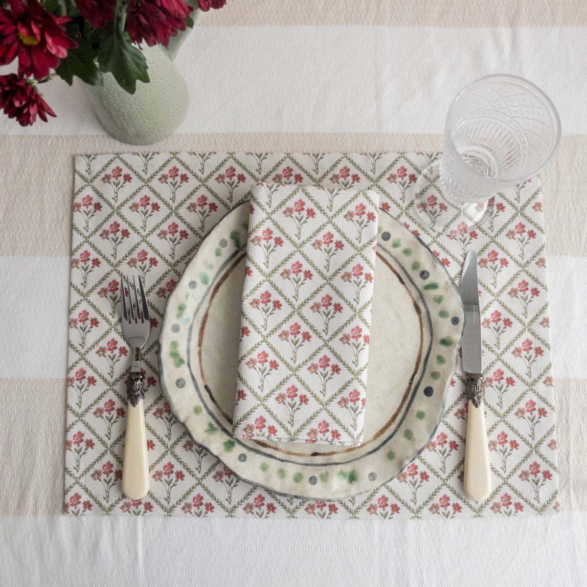 Set  x2 Printed Napkins