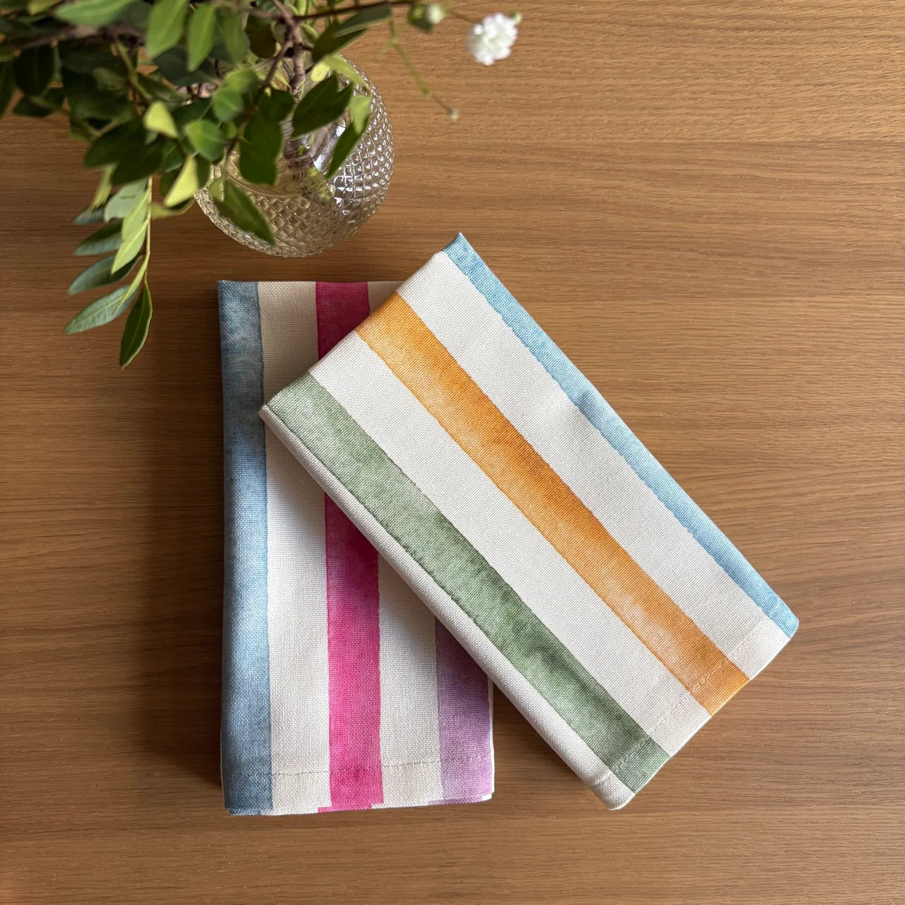 Set  x2 Printed Napkins